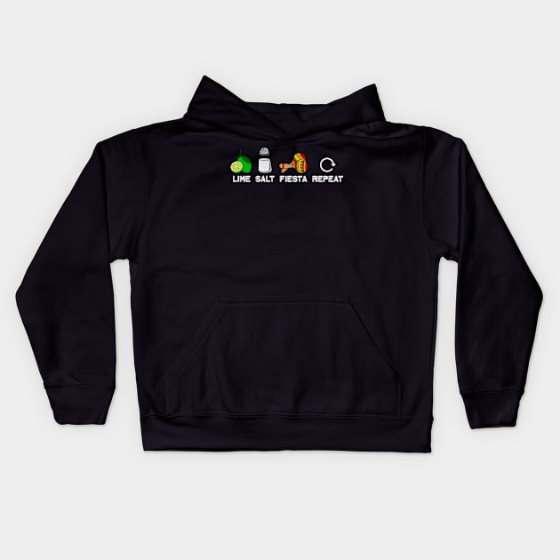 Cinco de Mayo Mexico Fiesta Kids Hoodie by Teesparo